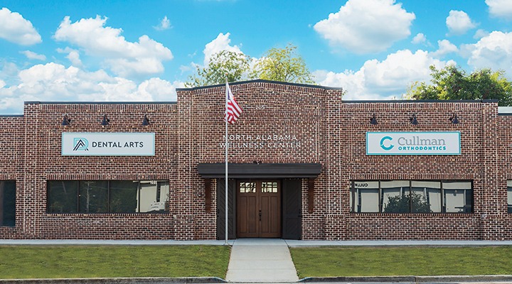 Exterior image of a Dental Arts dental practice in Cullman, AL.